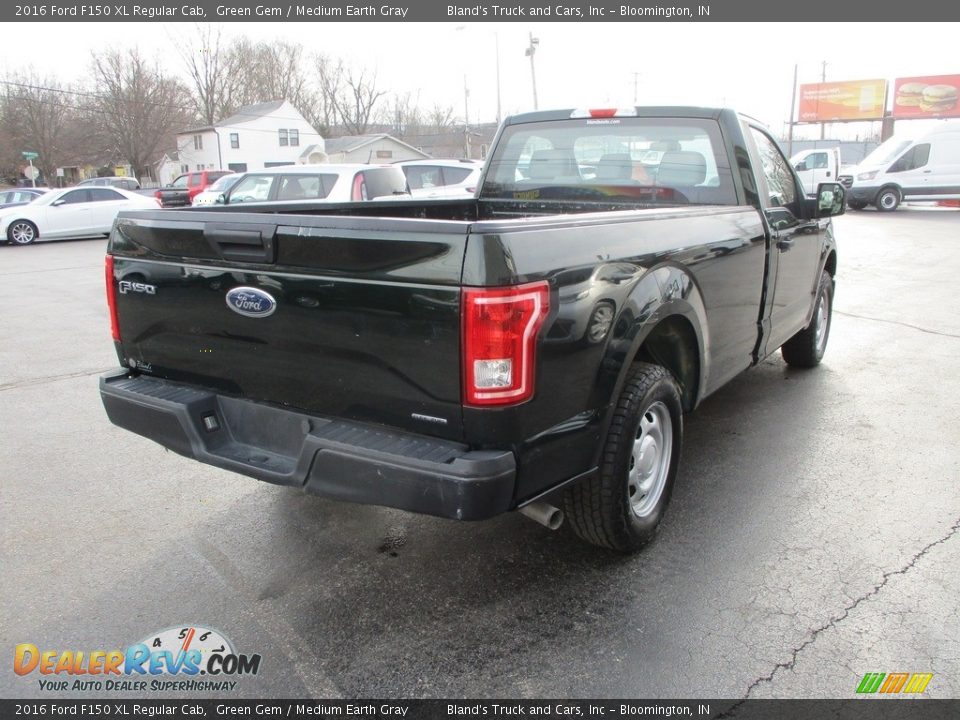 2016 Ford F150 XL Regular Cab Green Gem / Medium Earth Gray Photo #4