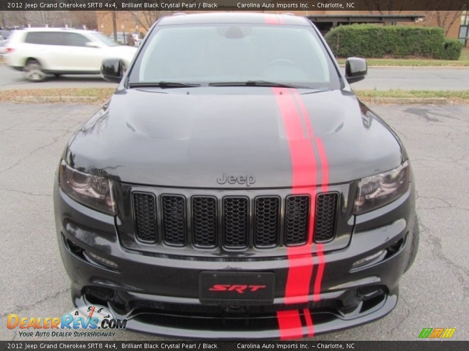 2012 Jeep Grand Cherokee SRT8 4x4 Brilliant Black Crystal Pearl / Black Photo #5