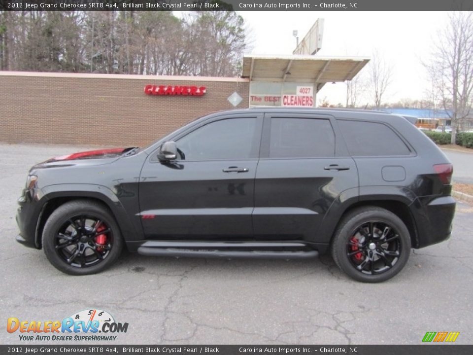 Brilliant Black Crystal Pearl 2012 Jeep Grand Cherokee SRT8 4x4 Photo #7