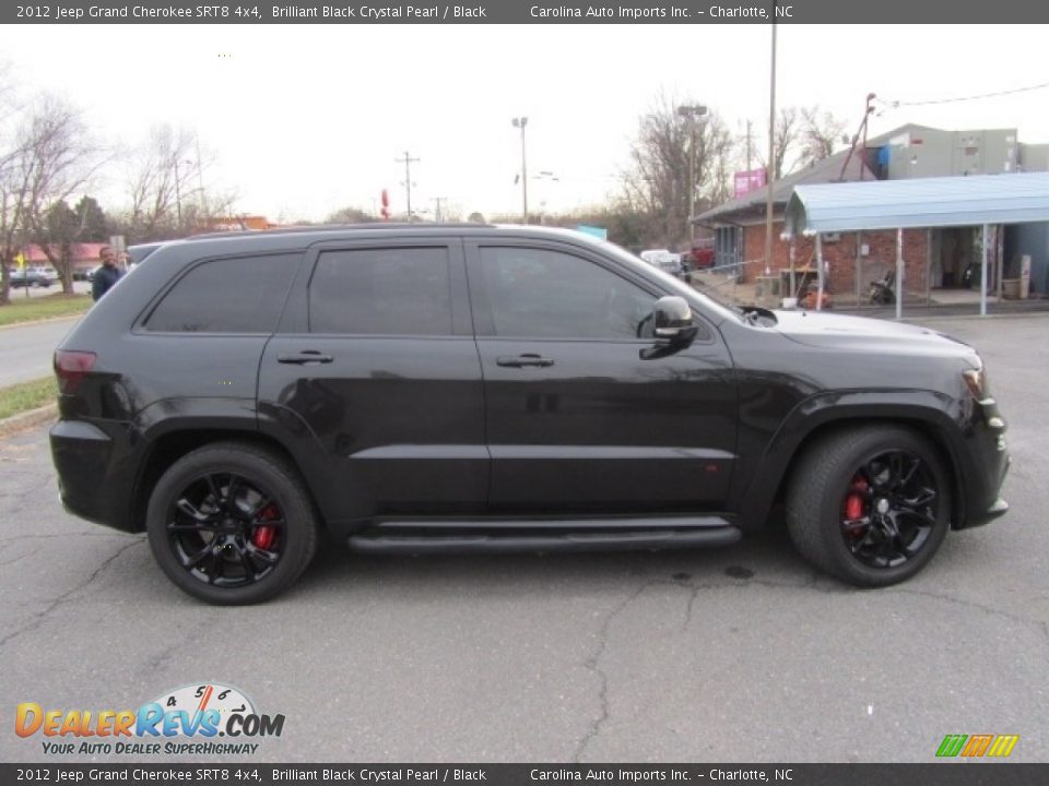 Brilliant Black Crystal Pearl 2012 Jeep Grand Cherokee SRT8 4x4 Photo #11
