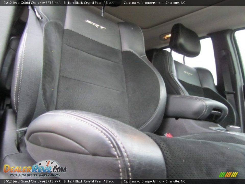 2012 Jeep Grand Cherokee SRT8 4x4 Brilliant Black Crystal Pearl / Black Photo #21