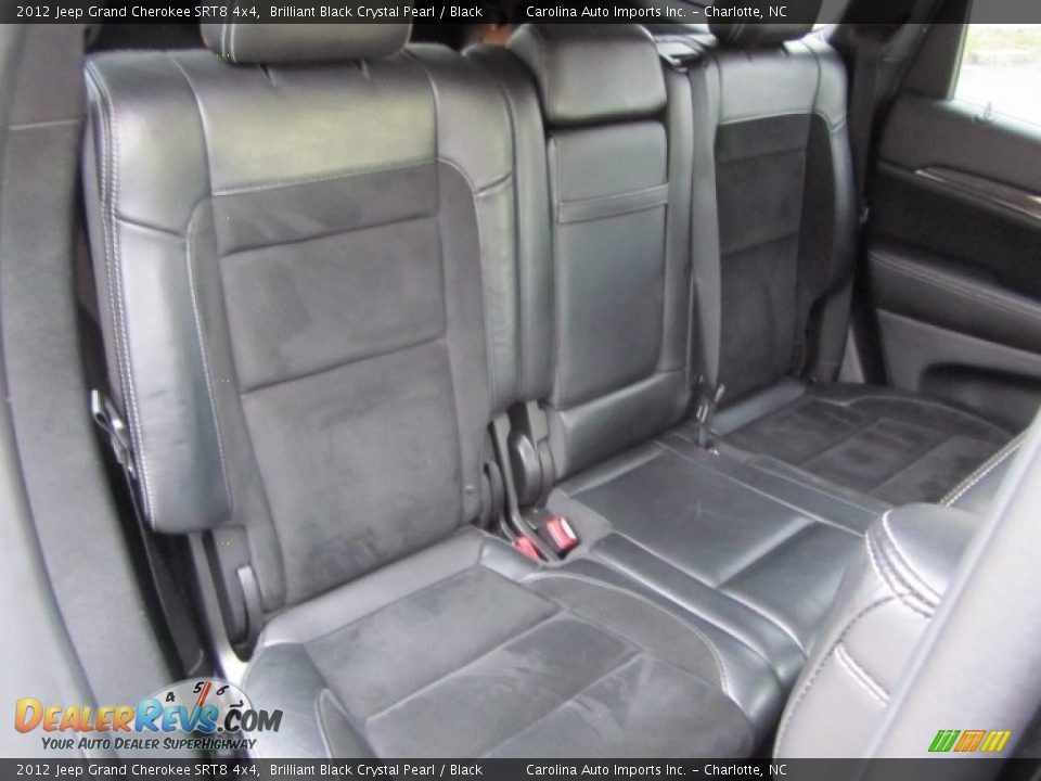 Rear Seat of 2012 Jeep Grand Cherokee SRT8 4x4 Photo #24