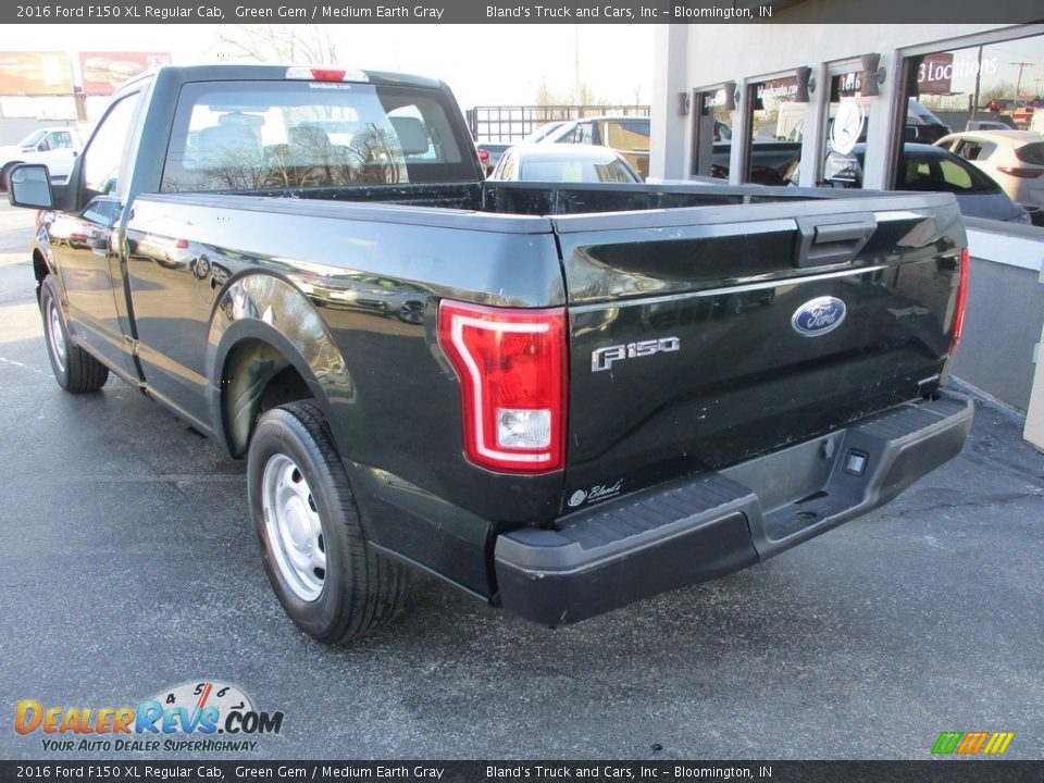 2016 Ford F150 XL Regular Cab Green Gem / Medium Earth Gray Photo #3