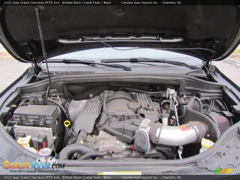 2012 Jeep Grand Cherokee SRT8 4x4 Brilliant Black Crystal Pearl / Black Photo #25