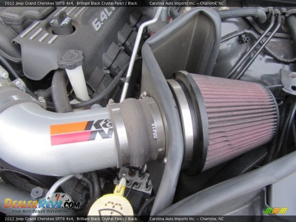 2012 Jeep Grand Cherokee SRT8 4x4 Brilliant Black Crystal Pearl / Black Photo #26