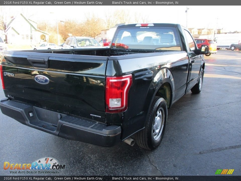 2016 Ford F150 XL Regular Cab Green Gem / Medium Earth Gray Photo #4