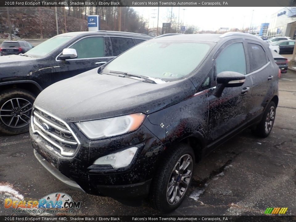 2018 Ford EcoSport Titanium 4WD Shadow Black / Ebony Black Photo #1