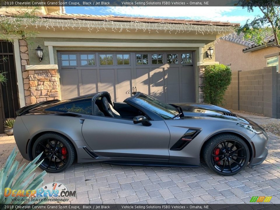 Black 2018 Chevrolet Corvette Grand Sport Coupe Photo #1