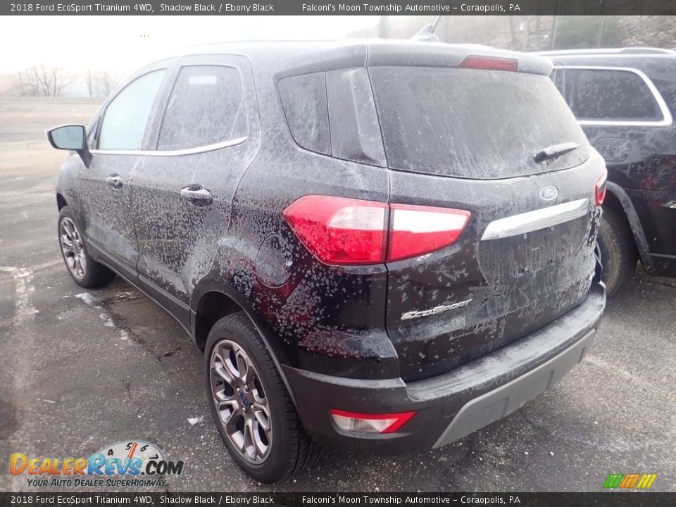 2018 Ford EcoSport Titanium 4WD Shadow Black / Ebony Black Photo #2