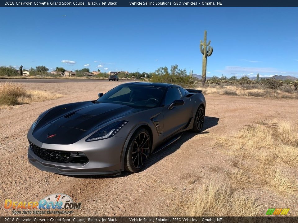 2018 Chevrolet Corvette Grand Sport Coupe Black / Jet Black Photo #6