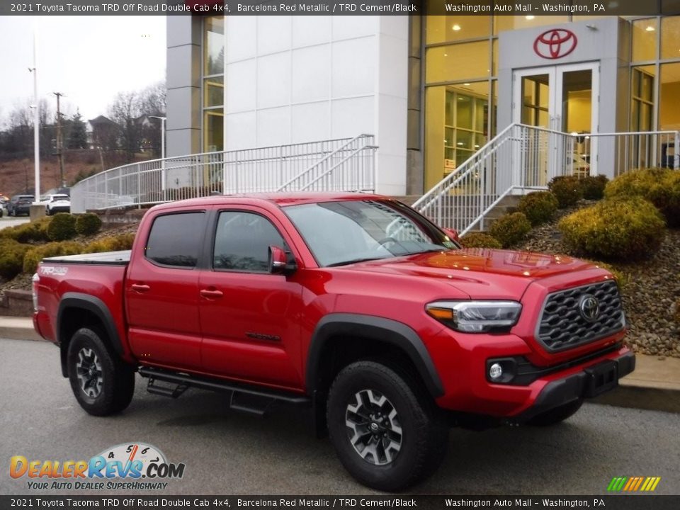 Front 3/4 View of 2021 Toyota Tacoma TRD Off Road Double Cab 4x4 Photo #1