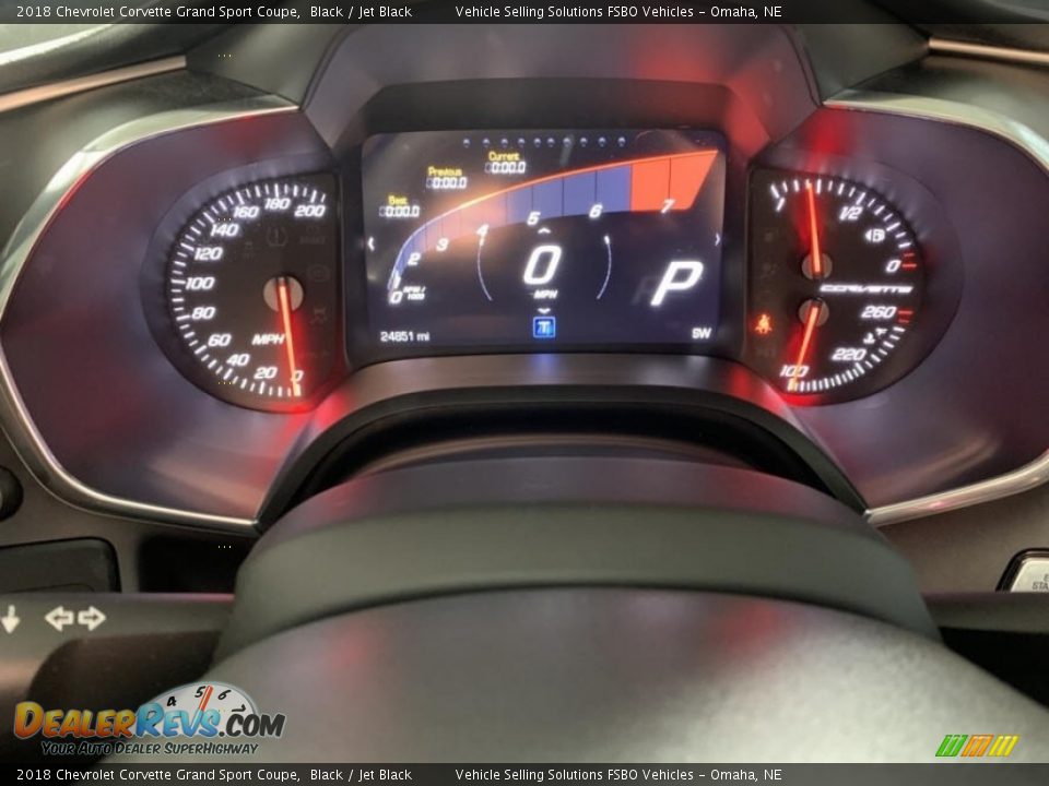 2018 Chevrolet Corvette Grand Sport Coupe Gauges Photo #10