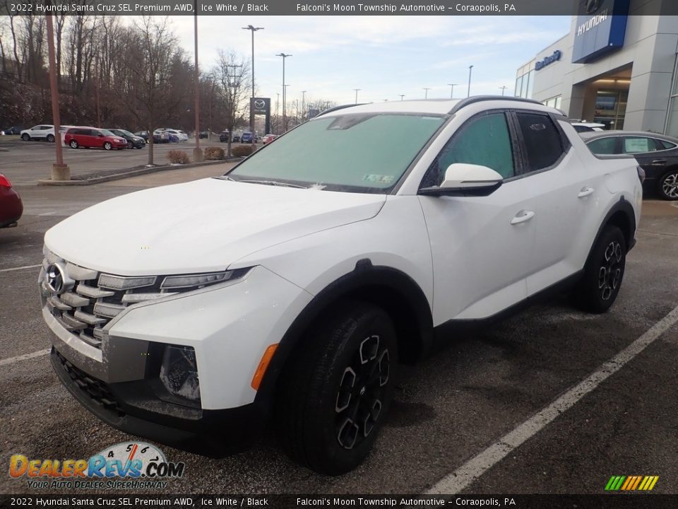 2022 Hyundai Santa Cruz SEL Premium AWD Ice White / Black Photo #1