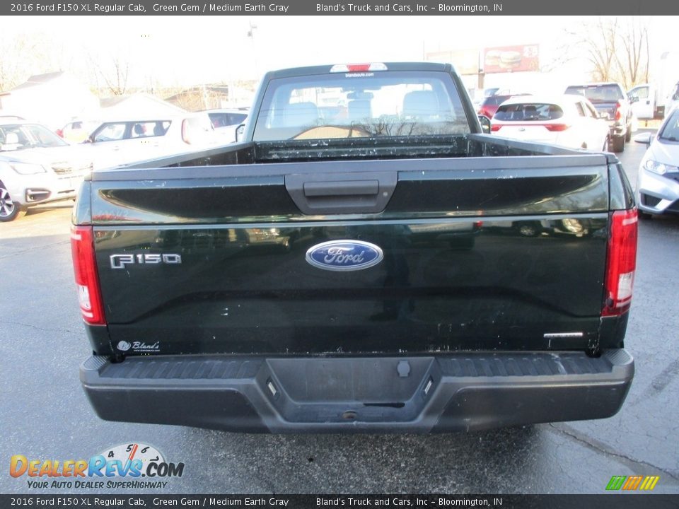 2016 Ford F150 XL Regular Cab Green Gem / Medium Earth Gray Photo #16