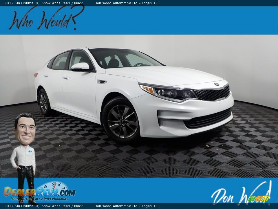 2017 Kia Optima LX Snow White Pearl / Black Photo #1