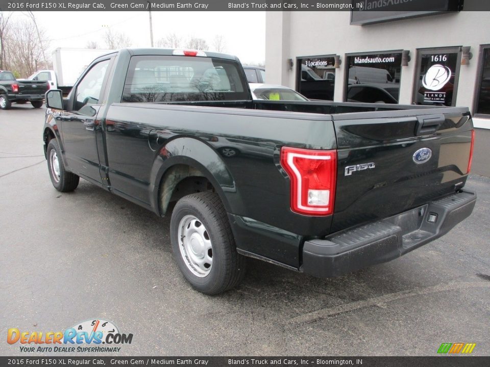 2016 Ford F150 XL Regular Cab Green Gem / Medium Earth Gray Photo #3