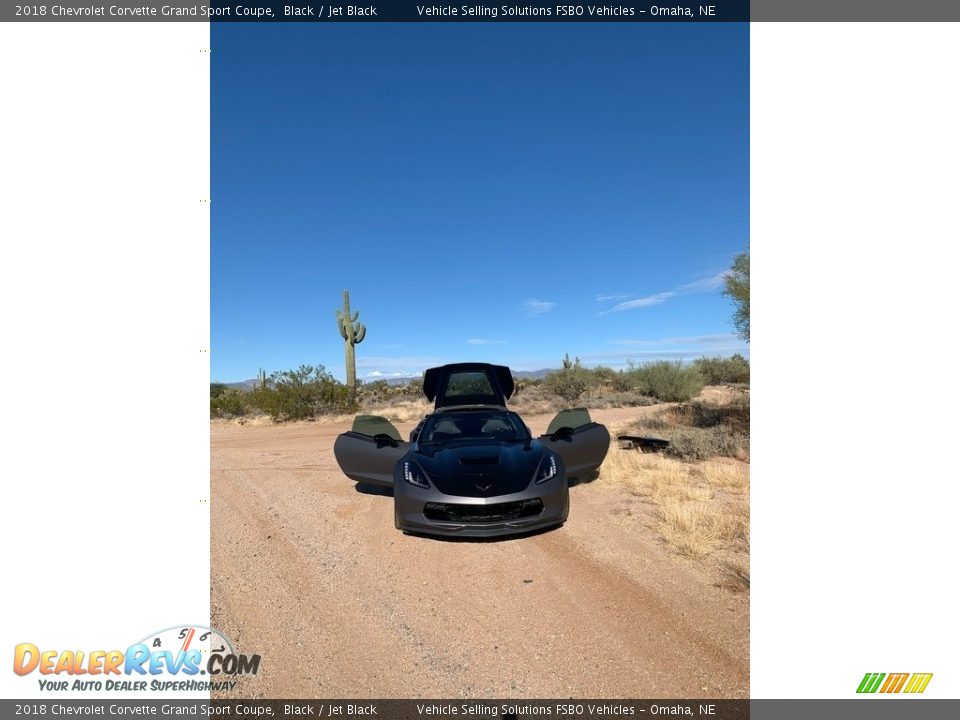 2018 Chevrolet Corvette Grand Sport Coupe Black / Jet Black Photo #16