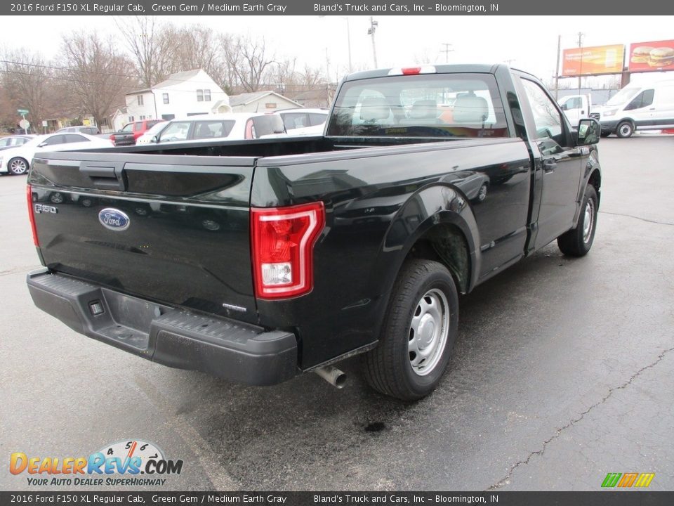 2016 Ford F150 XL Regular Cab Green Gem / Medium Earth Gray Photo #4