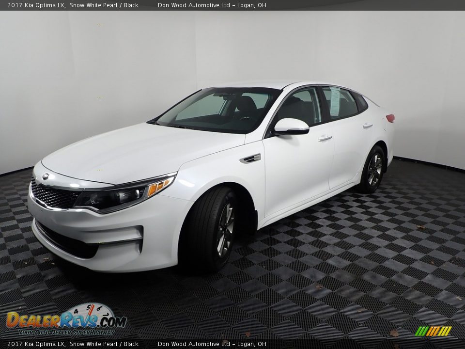 2017 Kia Optima LX Snow White Pearl / Black Photo #5