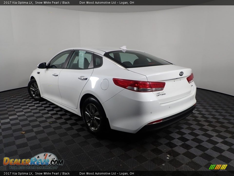 2017 Kia Optima LX Snow White Pearl / Black Photo #6