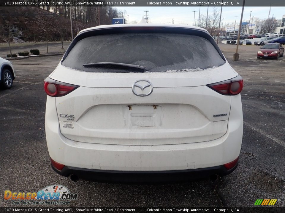 2020 Mazda CX-5 Grand Touring AWD Snowflake White Pearl / Parchment Photo #3