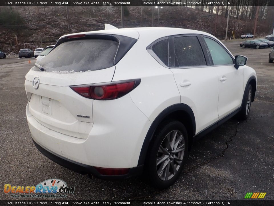 2020 Mazda CX-5 Grand Touring AWD Snowflake White Pearl / Parchment Photo #4