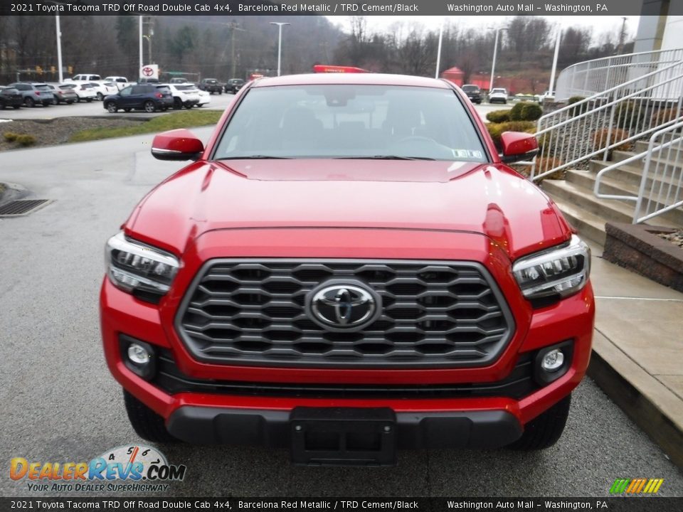 2021 Toyota Tacoma TRD Off Road Double Cab 4x4 Barcelona Red Metallic / TRD Cement/Black Photo #15