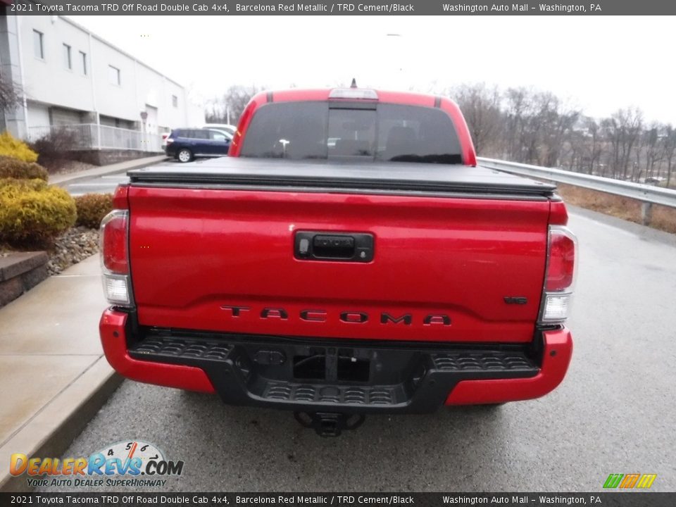 2021 Toyota Tacoma TRD Off Road Double Cab 4x4 Barcelona Red Metallic / TRD Cement/Black Photo #19