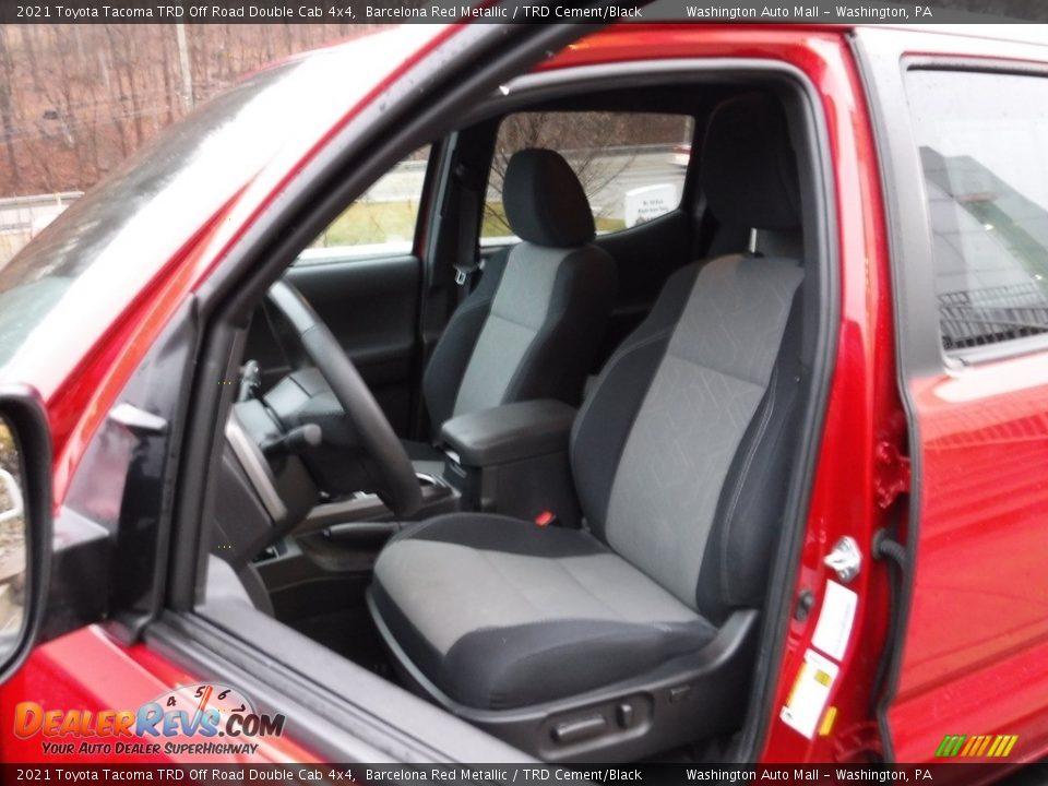 2021 Toyota Tacoma TRD Off Road Double Cab 4x4 Barcelona Red Metallic / TRD Cement/Black Photo #26