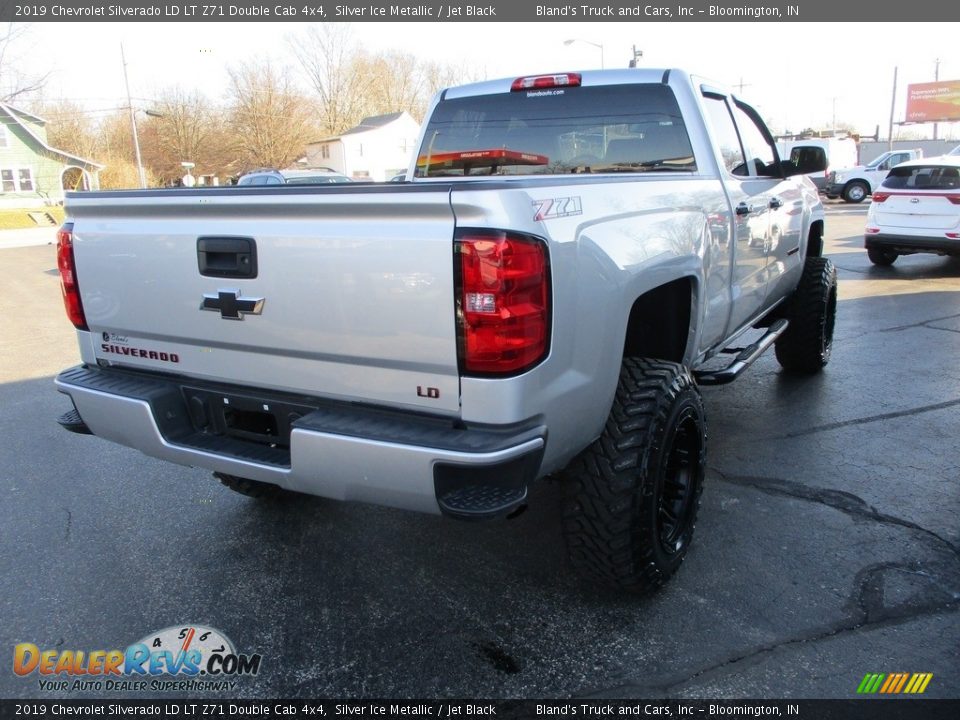 2019 Chevrolet Silverado LD LT Z71 Double Cab 4x4 Silver Ice Metallic / Jet Black Photo #4