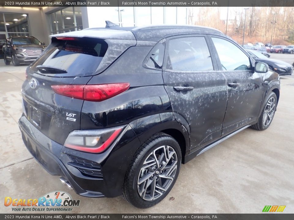 2023 Hyundai Kona N Line AWD Abyss Black Pearl / Black Photo #2