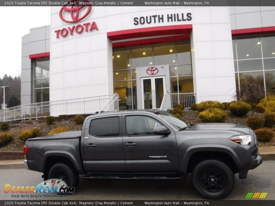 2020 Toyota Tacoma SR5 Double Cab 4x4 Magnetic Gray Metallic / Cement Photo #2