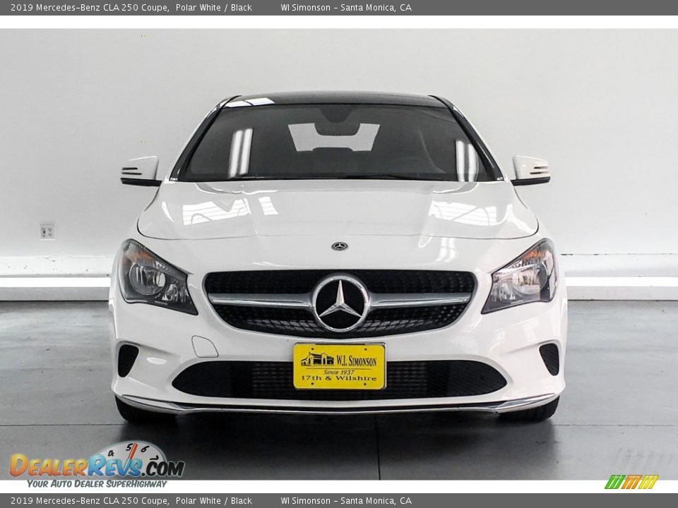 2019 Mercedes-Benz CLA 250 Coupe Polar White / Black Photo #2