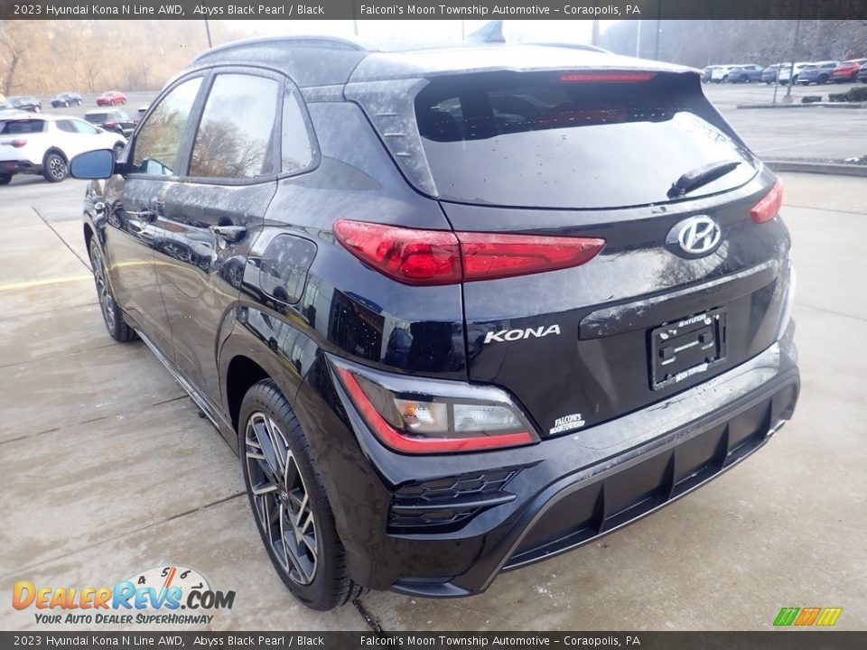 2023 Hyundai Kona N Line AWD Abyss Black Pearl / Black Photo #5