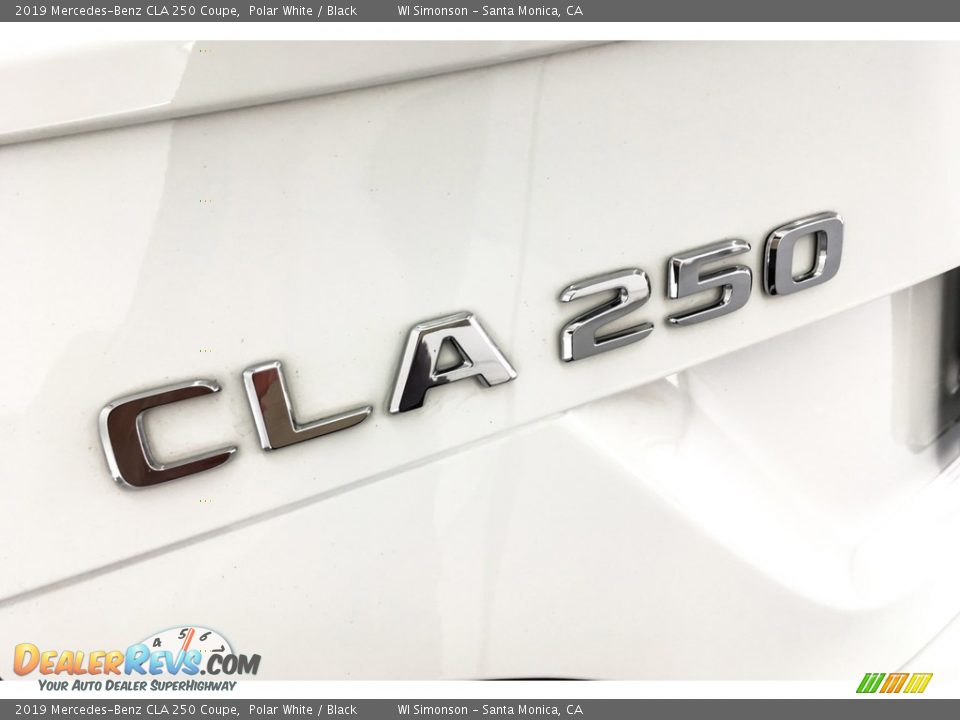 2019 Mercedes-Benz CLA 250 Coupe Polar White / Black Photo #7