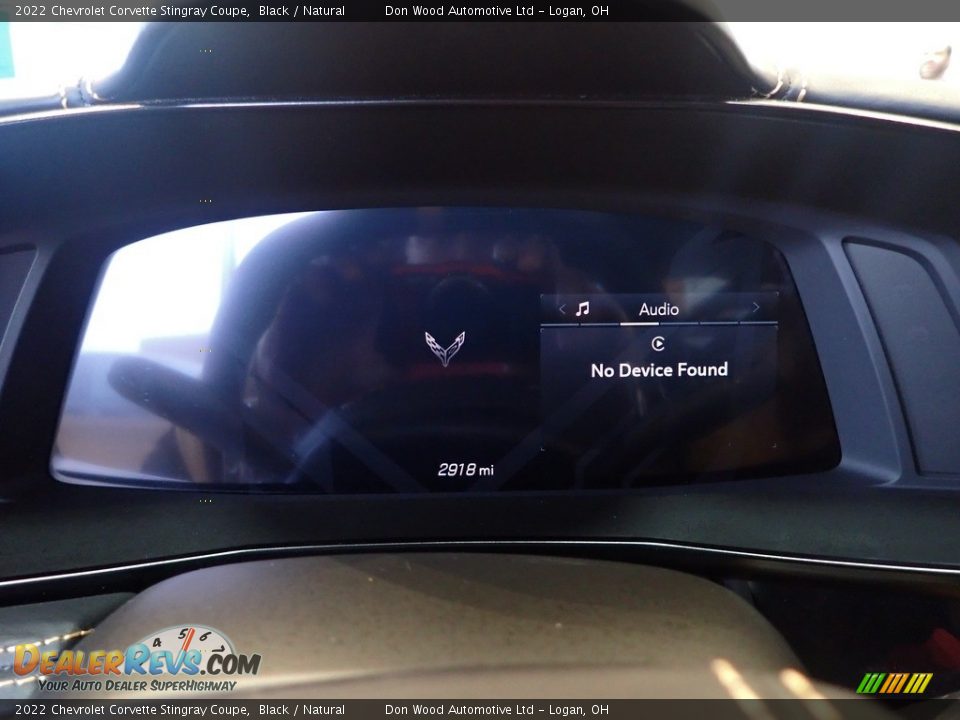2022 Chevrolet Corvette Stingray Coupe Black / Natural Photo #23