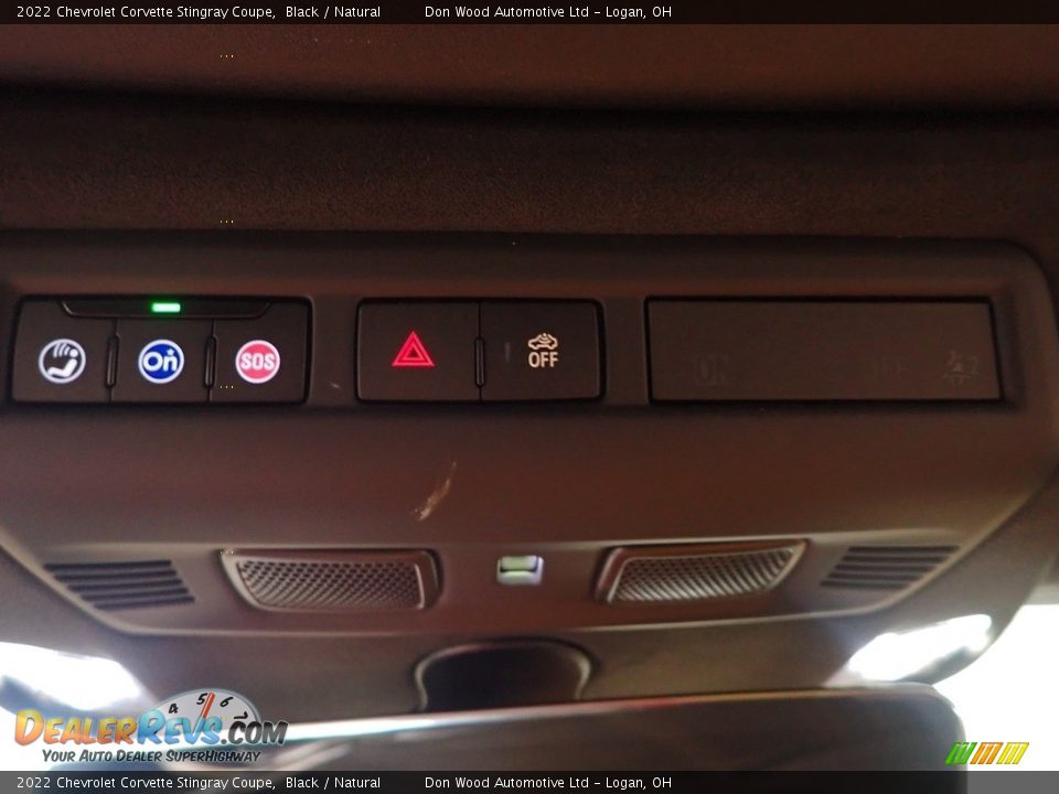 2022 Chevrolet Corvette Stingray Coupe Black / Natural Photo #26