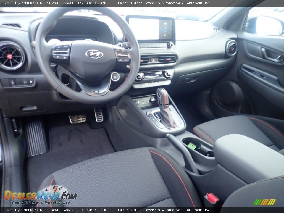 2023 Hyundai Kona N Line AWD Abyss Black Pearl / Black Photo #13