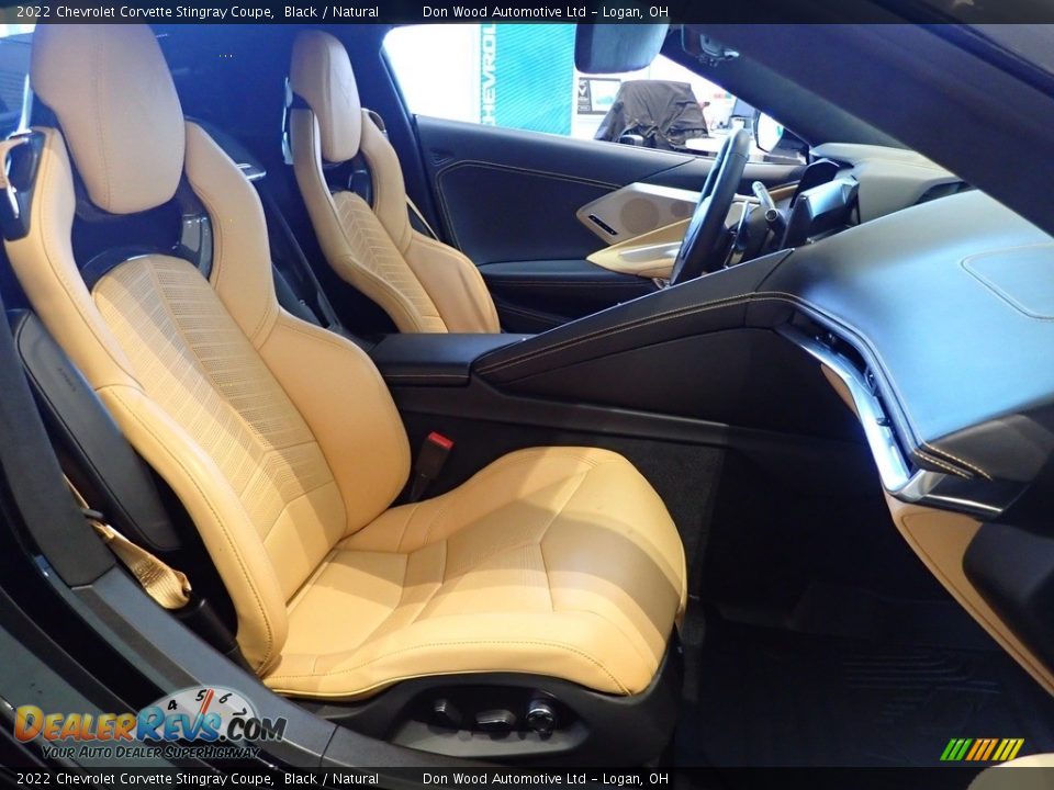 Natural Interior - 2022 Chevrolet Corvette Stingray Coupe Photo #29