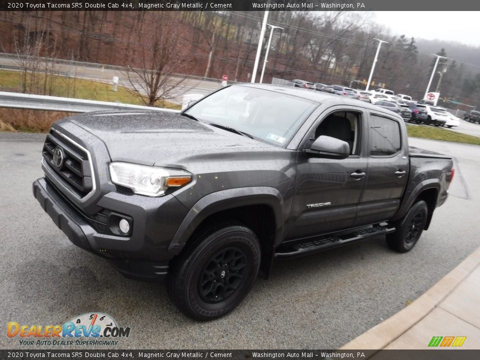 2020 Toyota Tacoma SR5 Double Cab 4x4 Magnetic Gray Metallic / Cement Photo #15