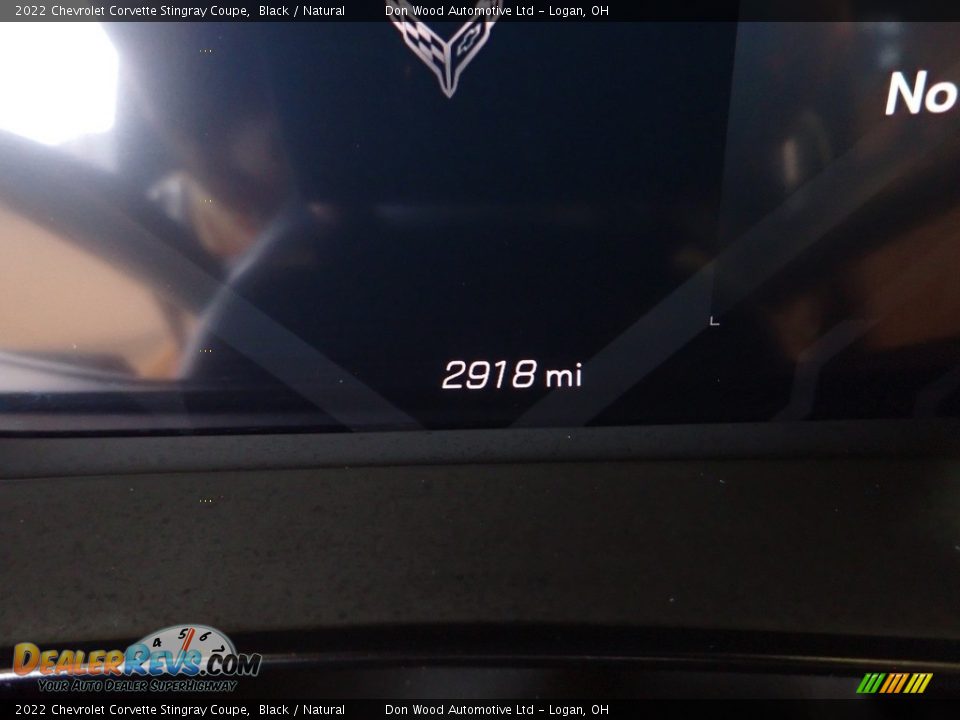 2022 Chevrolet Corvette Stingray Coupe Black / Natural Photo #33