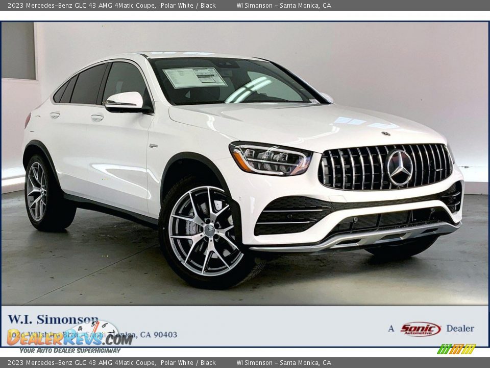 2023 Mercedes-Benz GLC 43 AMG 4Matic Coupe Polar White / Black Photo #1