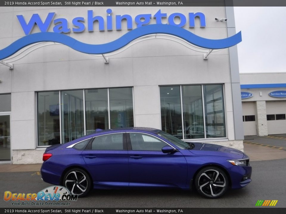 2019 Honda Accord Sport Sedan Still Night Pearl / Black Photo #2