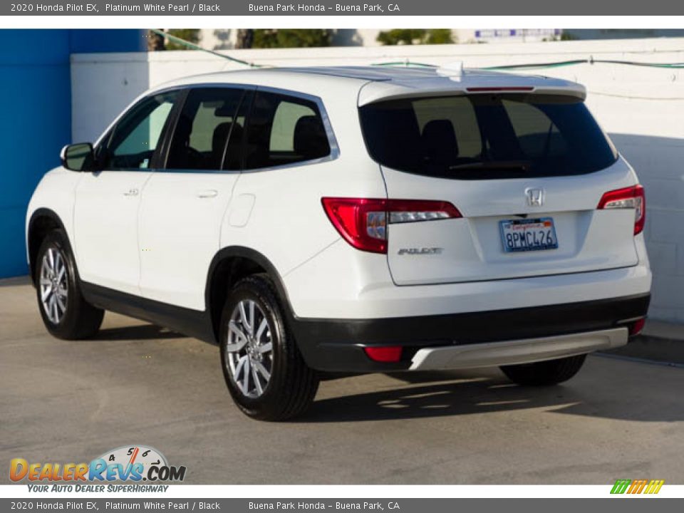 2020 Honda Pilot EX Platinum White Pearl / Black Photo #2