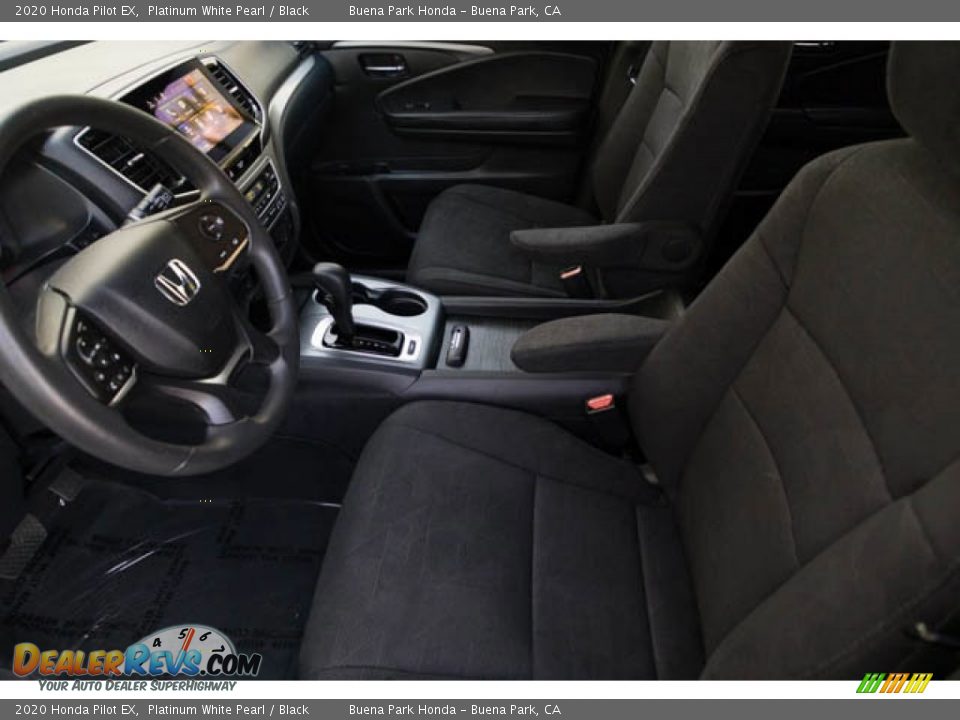 2020 Honda Pilot EX Platinum White Pearl / Black Photo #3