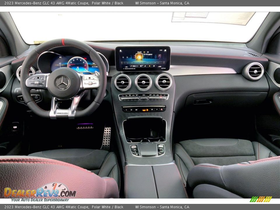 Black Interior - 2023 Mercedes-Benz GLC 43 AMG 4Matic Coupe Photo #6