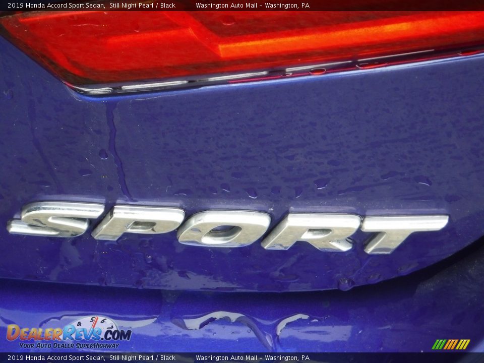 2019 Honda Accord Sport Sedan Still Night Pearl / Black Photo #9