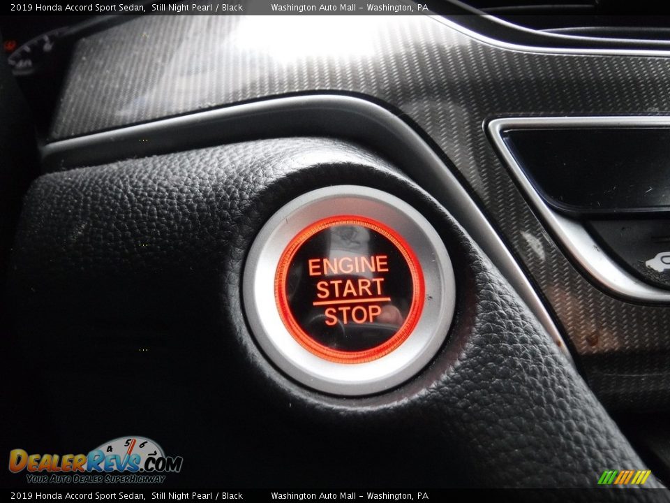 2019 Honda Accord Sport Sedan Still Night Pearl / Black Photo #16