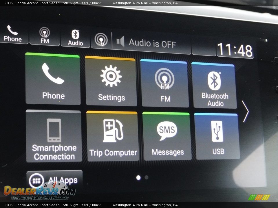 2019 Honda Accord Sport Sedan Still Night Pearl / Black Photo #18