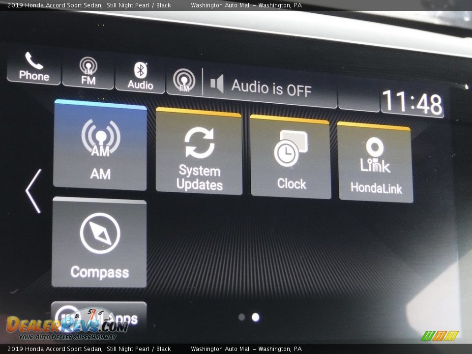 2019 Honda Accord Sport Sedan Still Night Pearl / Black Photo #19